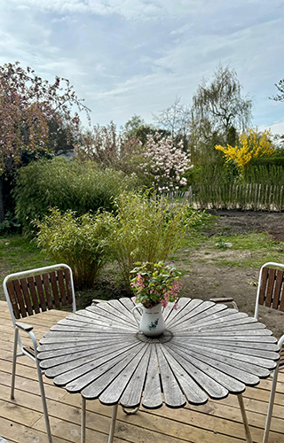 Bohemebyen indgang terrasse
